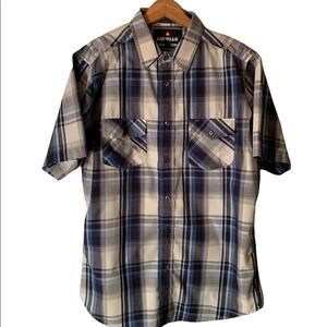 AIRWALK Men's Short Sleeve Casual Button-Down Shirt / Size: Large